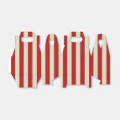 Retro Vintage vertikale PopCorn klassische Streife Geschenkschachtel (Ungefaltet)