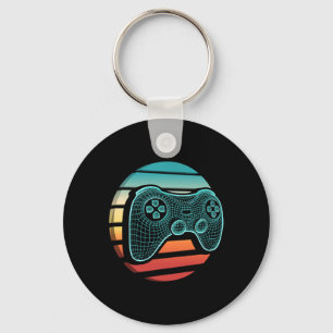 Retro-Vintage-Videospiel-Controller Gamer Sonnenun Schlüsselanhänger