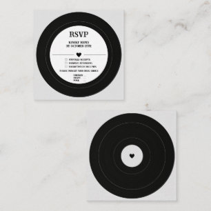 Retro Vintage Vinyl Record UAWG Begleitkarte
