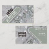 Retro Vintage Visitenkarte (Vorne/Hinten)