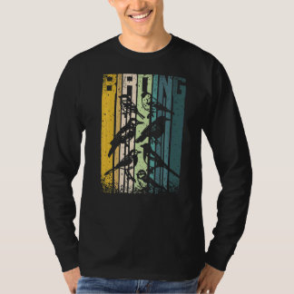 Retro Vintage Vogelbeobachtung T-Shirt