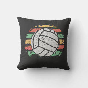 Retro Vintage Volleyball Kissen