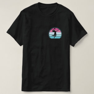 Retro-Vintage-Volleyball Mädchen T-Shirt