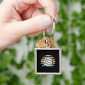 Retro Vintage Volleyball  Schlüsselanhänger (Hand)