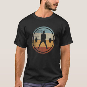 Retro-Vintage Waghtlifter-Kraftheber T-Shirt