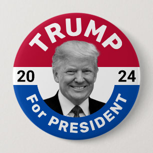 Retro Vintage Wahlkampf Trump Präsident Button