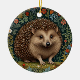 Retro Vintage Wälder Igel Wälder botanischen Keramik Ornament
