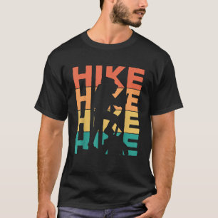Retro Vintage Wander-Geschenk für Wanderer Bergste T-Shirt