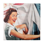 Retro-Vintage Wäsche Fliese (Vorderseite)