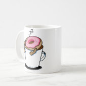 Retro Vintage Wasserfarbe Kaffeetasse (Vorderseite Links)