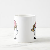 Retro Vintage Wasserfarbe Kaffeetasse (Mittel)