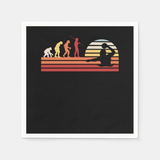 Retro Vintage Water Polo Serviette (Vorderseite)