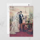 Retro Vintage Wedding Gift Postkarte (Vorne/Hinten)