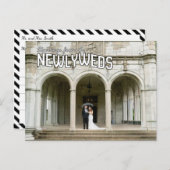 Retro Vintage Wedding Thank You Post Card Postkarte (Vorne/Hinten)