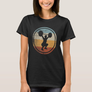 Retro Vintage Weightlifter Weightlifting Powerlift T-Shirt