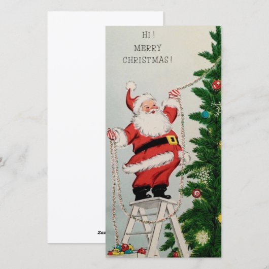 Retro Vintage Weihnachten (Vorne/Hinten)