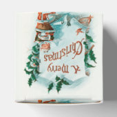 Retro Vintage Weihnachten Cooler Weihnachtsmann Geschenkschachtel (Oben)