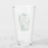 Retro Vintage Weihnachten Cooler Weihnachtsmann Glas (Rückseite)