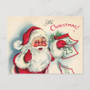 retro vintage Weihnachten Santa