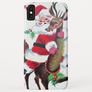 Retro Vintage Weihnachten Santa Feiertag Case-Mate iPhone Hülle