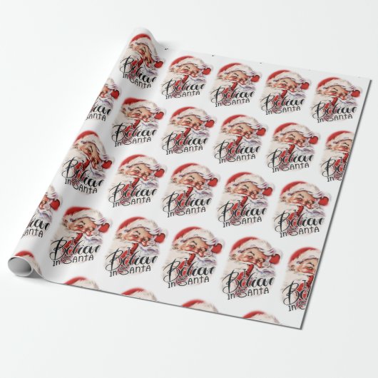 Retro Vintage Weihnachten Weihnachtsfeiertag Geschenkpapier (Ungerollt)