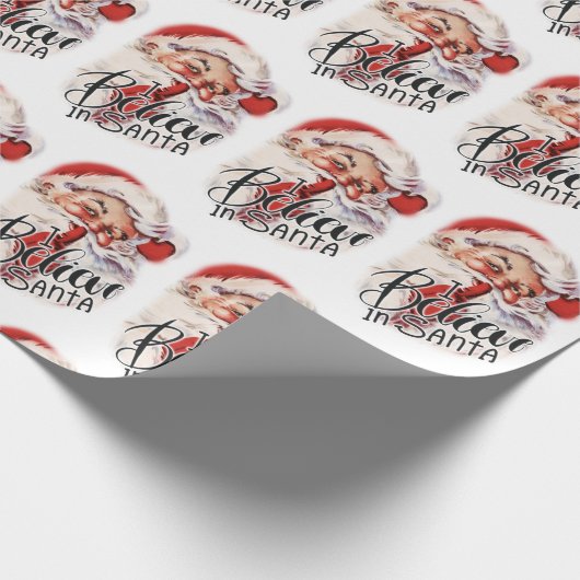 Retro Vintage Weihnachten Weihnachtsfeiertag Geschenkpapier (Ecke)