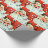 Retro Vintage Weihnachts Weihnachtsgebäck Weihnach Geschenkpapier (Ecke)