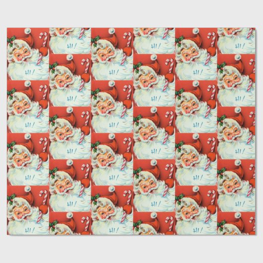 Retro Vintage Weihnachts Weihnachtsgebäck Weihnach Geschenkpapier (Flach)