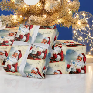 Retro Vintage Weihnachts Weihnachtsgebäck Weihnach Geschenkpapier