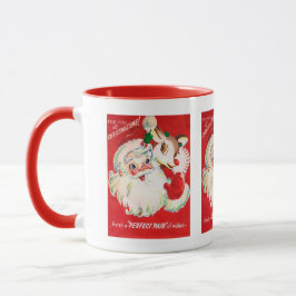 Retro Vintage Weihnachts-Weihnachtsmann-Tasse Tasse