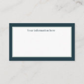 Retro-Vintage WeihnachtsAngels Informationen Visitenkarte (Rückseite)