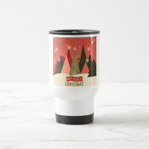 Retro-/Vintage-Weihnachtsbaum Reisebecher