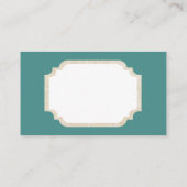 Retro Vintage Weihnachtsbirnen addieren Visitenkarte (Rückseite)