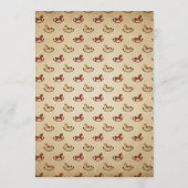 Retro Vintage Weihnachtsdusche Mama Beratung Hinweiskarte (Rückseite)