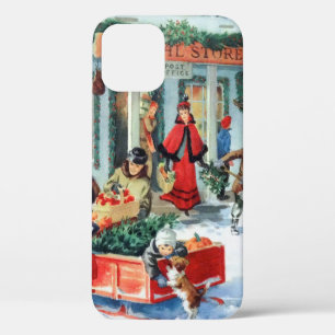 Retro-Vintage-Weihnachtseinkaufen Case-Mate iPhone Hülle