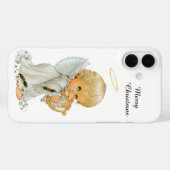 Retro-Vintage-Weihnachtsengel Case-Mate iPhone Hülle (Rückseite (Horizontal))