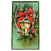 Retro Vintage Weihnachtsfeier Kleine Geschenktüte (Vorderseite)