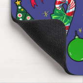 Retro Vintage Weihnachtsfeiertage Kunst Mousepad (Ecke)