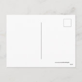 Retro Vintage Weihnachtsfeiertage Postkarte (Rückseite)