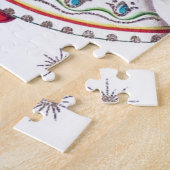 Retro Vintage Weihnachtsglocken Puzzle (Seite)