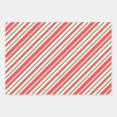 Retro Vintage Weihnachtskids Urlaub Geschenkpapier Set (Vorderseite 3)