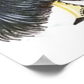 Retro Vintage Weihnachtskunst Dekoration Poster (Ecke)