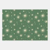Retro Vintage Weihnachtslandschaft Geschenkpapier Set (Vorderseite 2)
