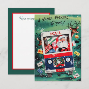 retro-vintage Weihnachtsmann-Sonderstimmung Weihna