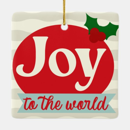 Retro Vintage Weihnachtsschmuck (Rückseite)