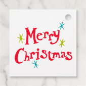 Retro Vintage Weihnachtsschmuck Personalisiert Geschenkanhänger (Rückseite)