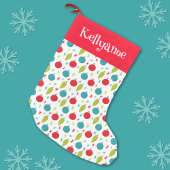Retro Vintage Weihnachtsschmuck Personalisiert Kleiner Weihnachtsstrumpf