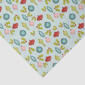 Retro Vintage Weihnachtsschmuck Seidenpapier (Ausschnitt)