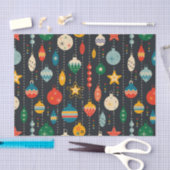 Retro Vintage Weihnachtsschmuck Seidenpapier (Handwerk)