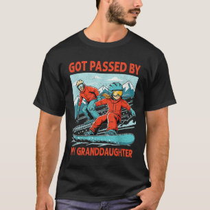 Retro Vintage Wurde Von Meiner Enkelin Getreten Lu T-Shirt